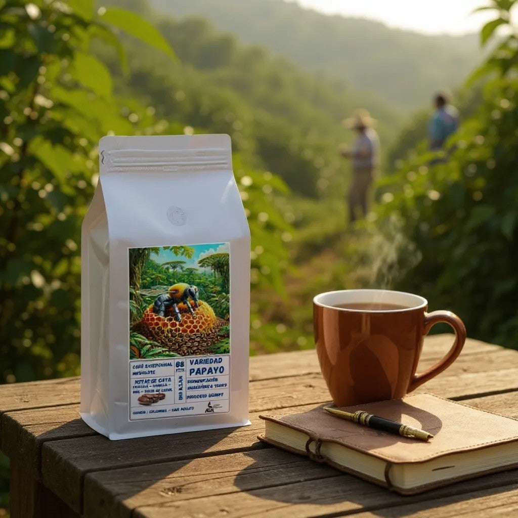 Café Excepcional Microlote Origen Colombia - San Adolfo | Variedad Papayo - Fermentado 72 hrs