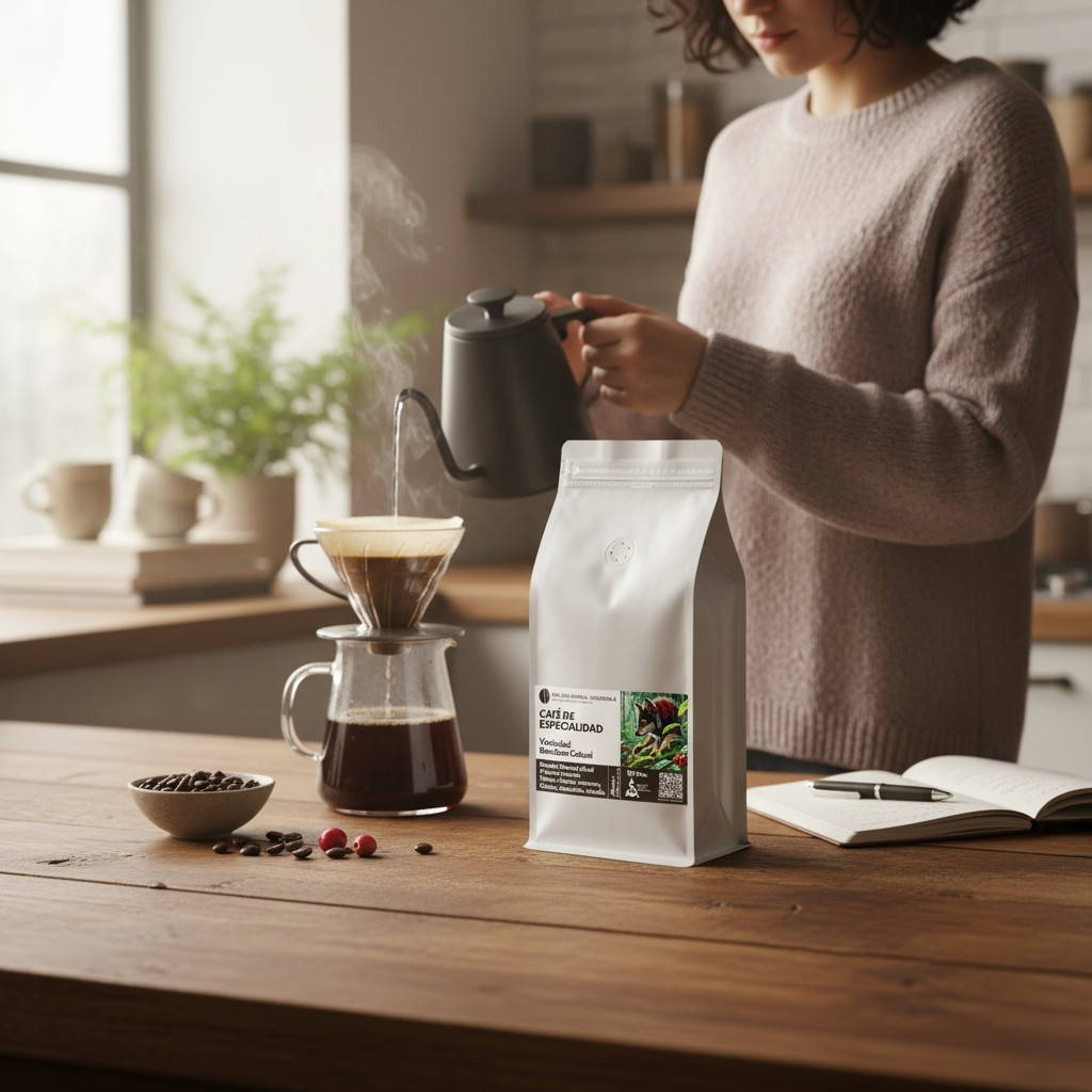 Pack Café de Especialidad Origen Guatemala — Variedad Bourbon Catuai 250gr + Prensa Francesa 800ml Acero Inox