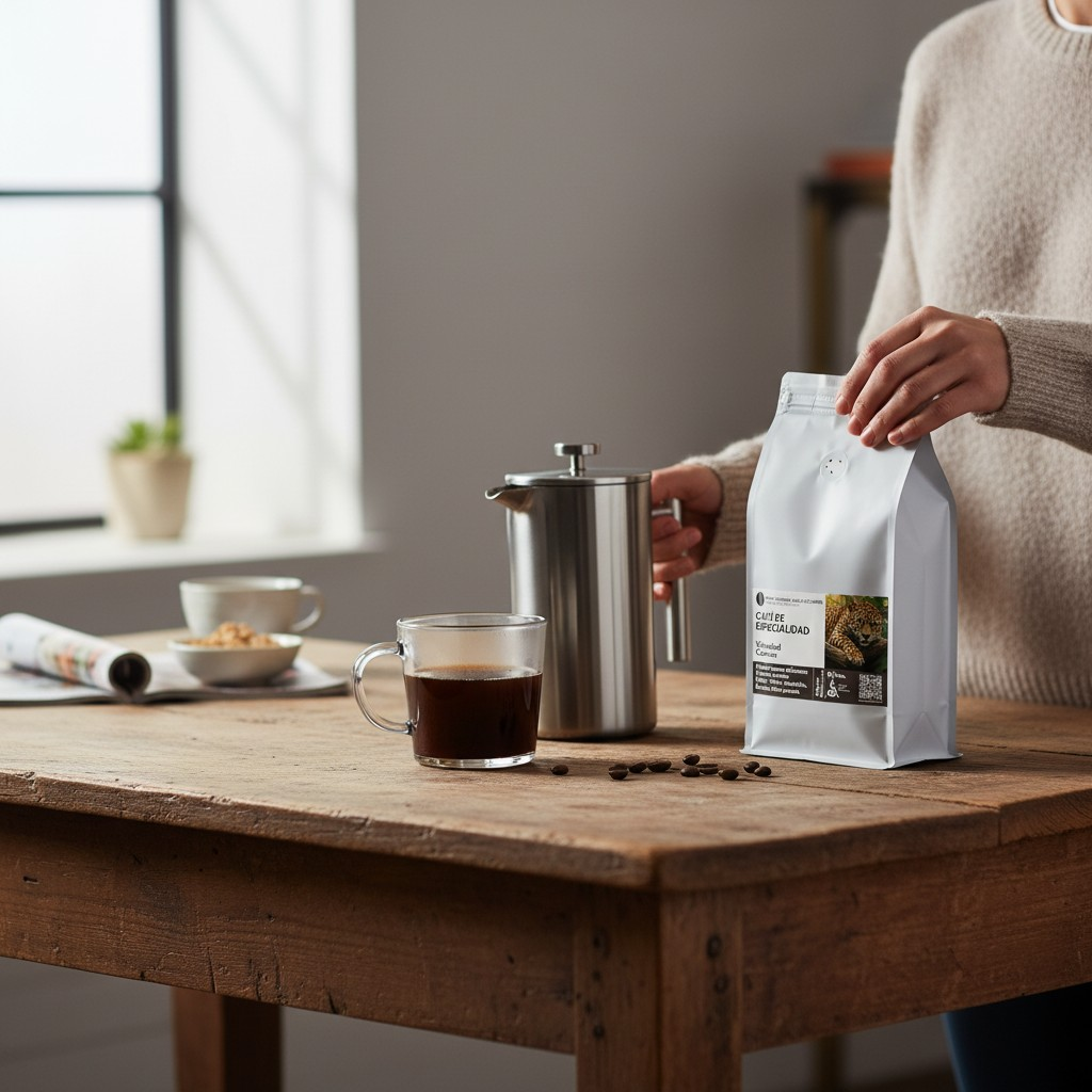 Pack Café de Especialidad Origen Colombia - Pitalito + Prensa Francesa 800ml