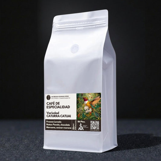 Café de Especialidad Origen Perú - Chanchamayo. Hacienda Kivinaki | Variedad Caturra Catuai