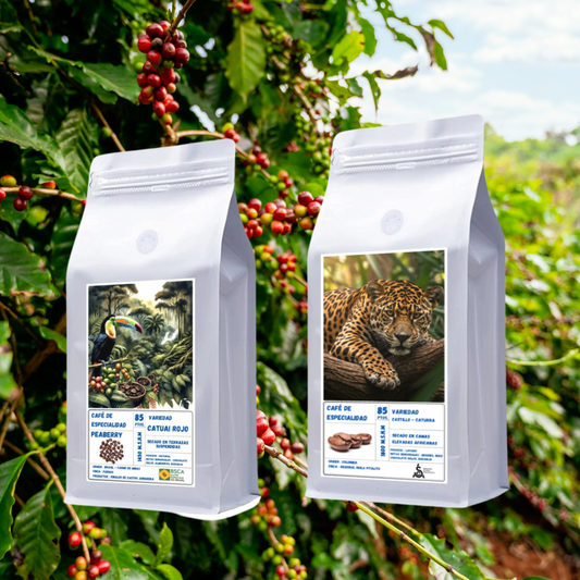 Pack de Especialidad "CoBra" - Origen Brasil & Colombia | Proceso Lavado & Natural  250gr c/u