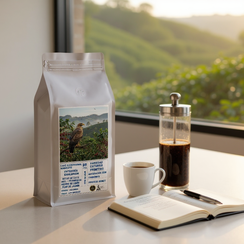 Café Excepcional Nanolote Origen Colombia  | Variedad Caturra Primitivo - Equilibrium