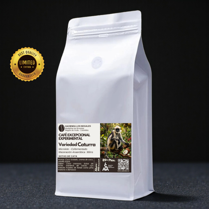 Café Excepcional Experimental - Microlote | Hacienda Los Nogales – Huila, Colombia | Variedad Caturra Cofermentado Anaeróbico 96hrs