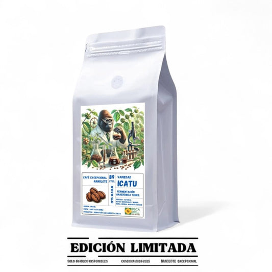 Café de Especialidad Excepcional Nanolote Origen Brasil - Variedad Icatu Fermentado