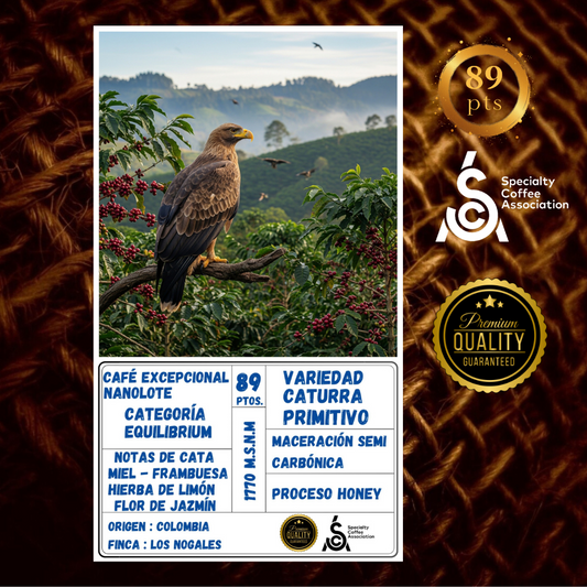 Café Excepcional Nanolote Origen Colombia  | Variedad Caturra Primitivo - Equilibrium