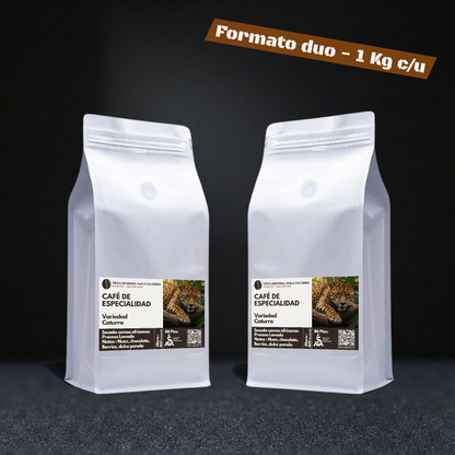 Pack Dúo 1 Kg c/u Origen Colombia - Pitalito Huila | Variedad Castillo Caturra