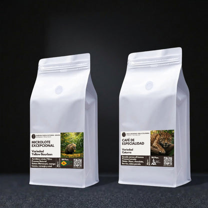 Pack de Especialidad "Jaguatí" | Microlote Variedad Caturra (Colombia) & Yellow Bourbon (Brasil) 250gr c/u
