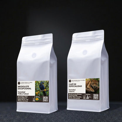 Pack de Especialidad "Jaguar Azul" – Origen Colombia & Brasil | Variedad Caturra & Yellow Catuai (250gr c/u)