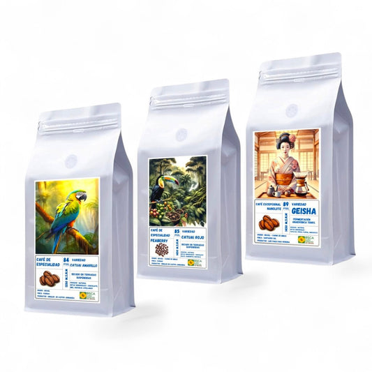 TriPack Golden - Origen Brasil | Proceso Natural & Fermentado  250gr c/u