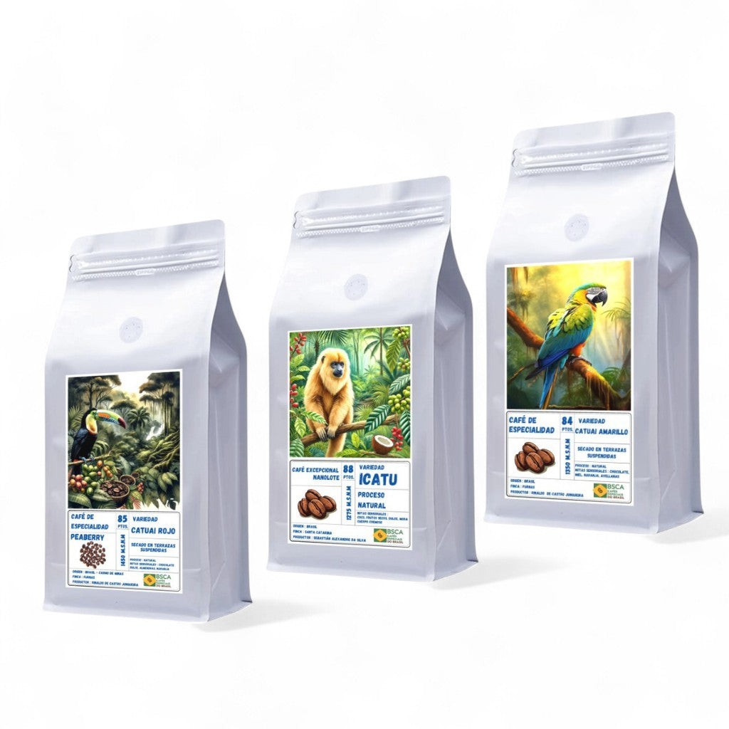 TripPack Silver - Origen Brasil | Proceso Natural  250gr c/u