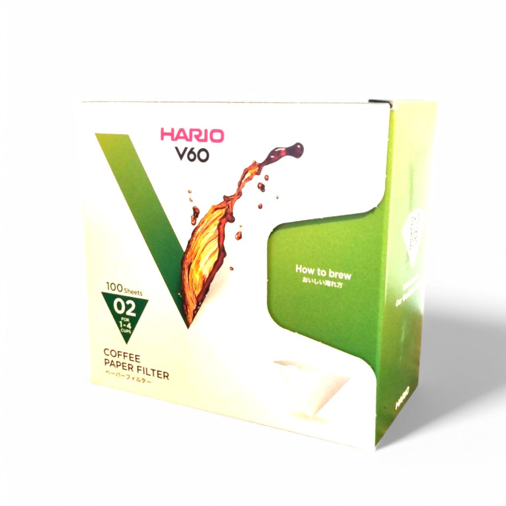 Filtros de Papel HARIO V60 – Tamaño 02 (100 unidades)