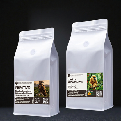 Pack Alquimia Silvestre de Especialidad: Origen Colombia & Brasil | Variedad Red Bourbon & Equilibrum 250grs c/u