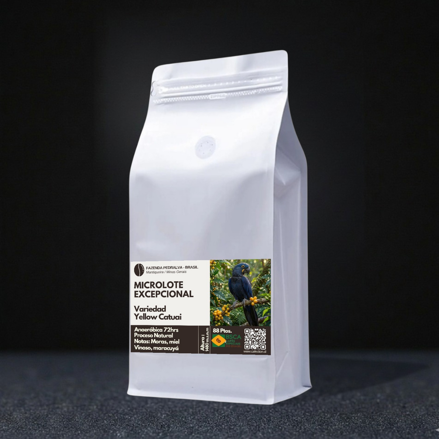Café Excepcional Microlote Origen Brasil Fazenda Pedralva, Mantiqueira | Variedad Yellow Catuai