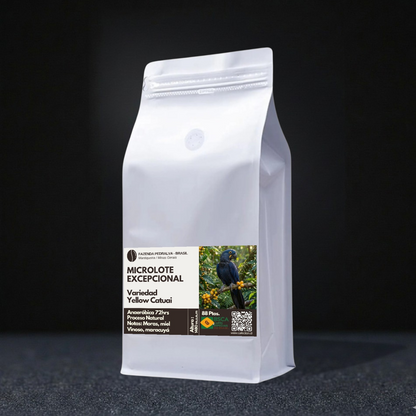 Café Excepcional Microlote Origen Brasil Fazenda Pedralva, Mantiqueira | Variedad Yellow Catuai