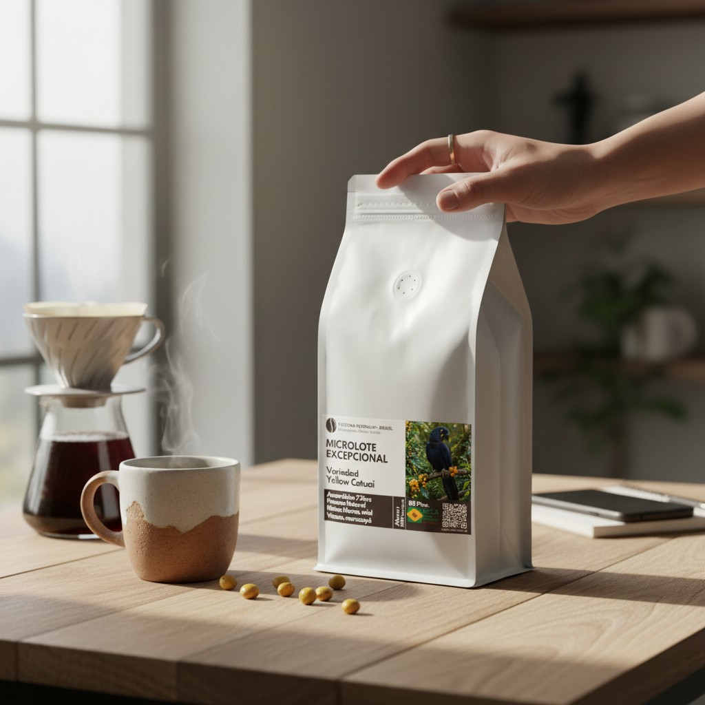 Café Excepcional Microlote Origen Brasil Fazenda Pedralva, Mantiqueira | Variedad Yellow Catuai