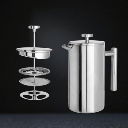 Pack Café de Especialidad Origen Guatemala — Variedad Bourbon Catuai 250gr + Prensa Francesa 800ml Acero Inox