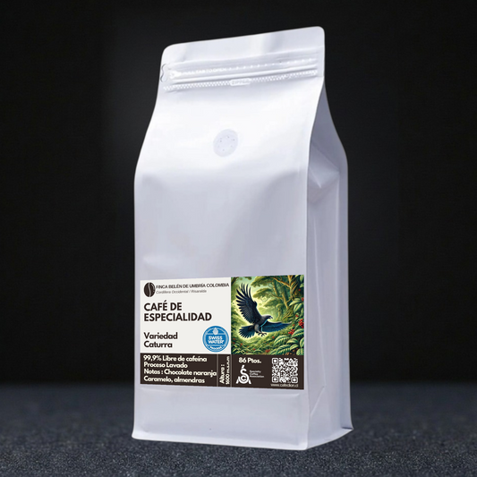 Café de Especialidad 99.9% Descafeinado - Proceso Swiss Water