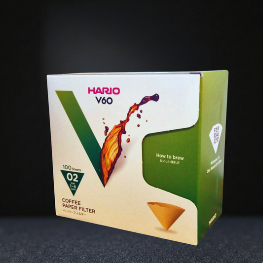 Filtros de Papel HARIO V60 – Tamaño 02 (100 unidades)
