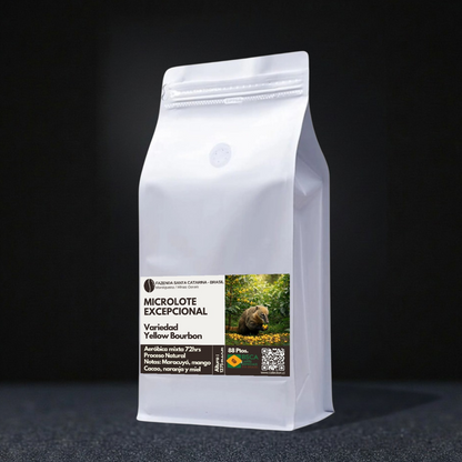 Café Excepcional Microlote Origen Brasil Fazenda Santa Catarina, Mantiqueira | Variedad Yellow Bourbon