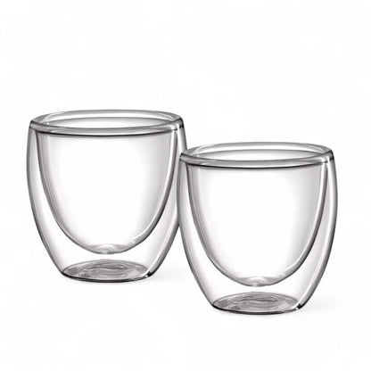 Taza Espresso Doble Pared Vidrio 200 ml – Diseño Elegante y Práctico