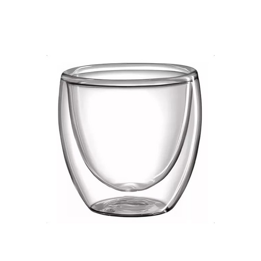 Taza Espresso Doble Pared Vidrio 200 ml – Diseño Elegante y Práctico